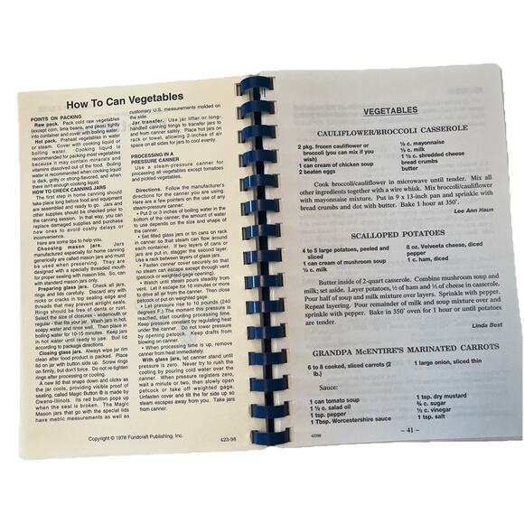 Vintage Set 2 Spiral Bound Cookbooks Community & Church Based Fundraiser Home - Picture 4 of 8